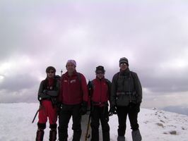 En la cima de La Sagra (2.383 m)