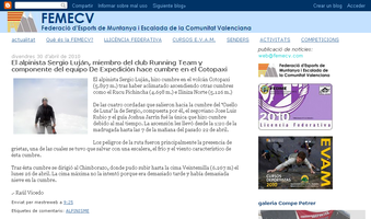 Página web de la FEMECV