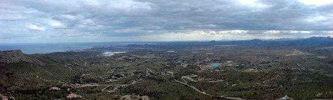 Alicante desde la cresta