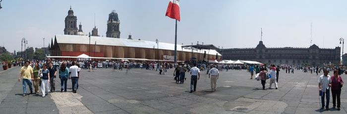La plaza del Zócalo