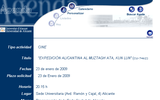 Página web de la Universidad de Alicante
